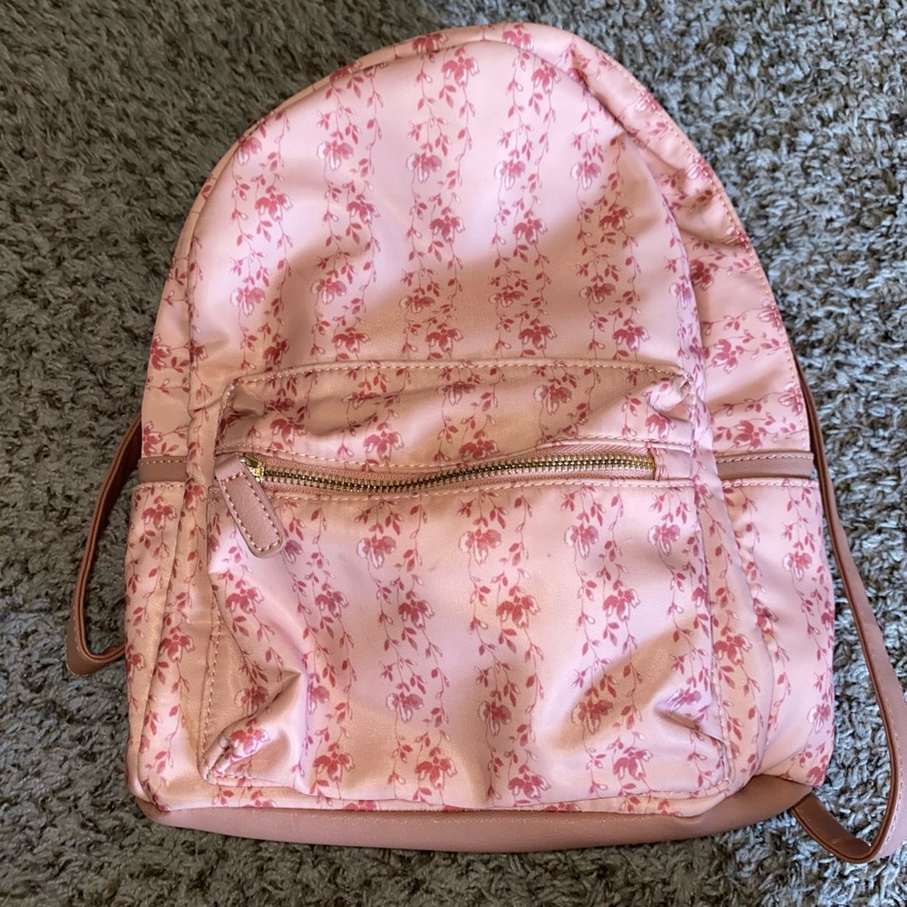Pink backpack